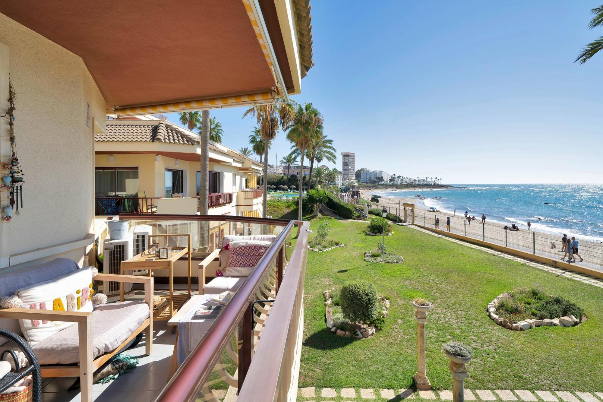 Casa Mar Apartamento Front Beach Con Wifi, Piscina, Padel Y Tenis - Lubina Del Sol Sitio de Calahonda Ngoại thất bức ảnh